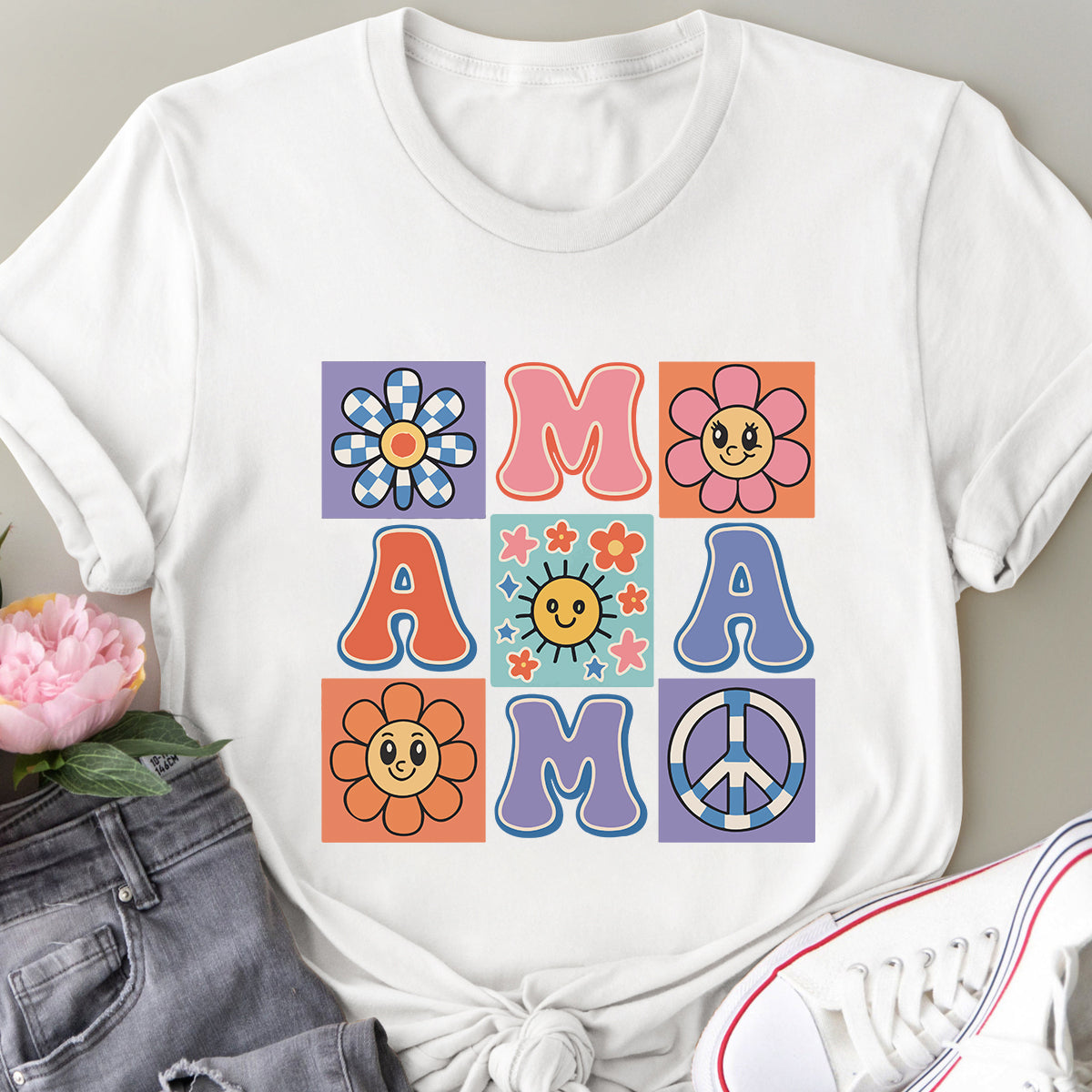 Flower Power Mama TShirt