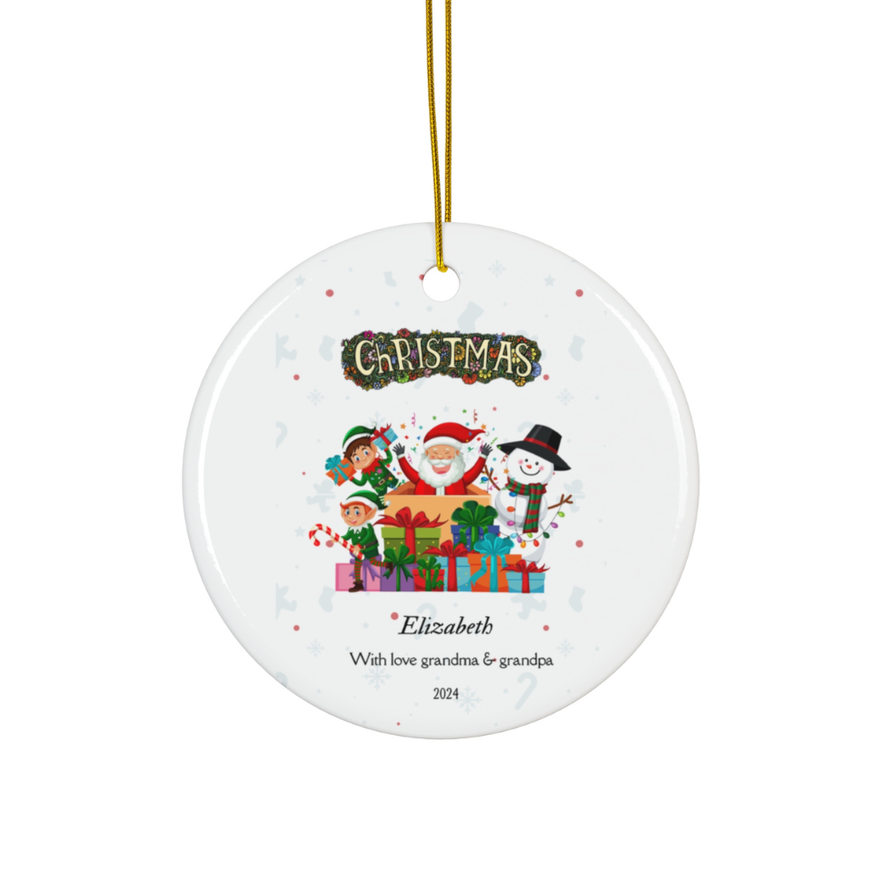 2024 Personalized Granddaughter Christmas Ornament