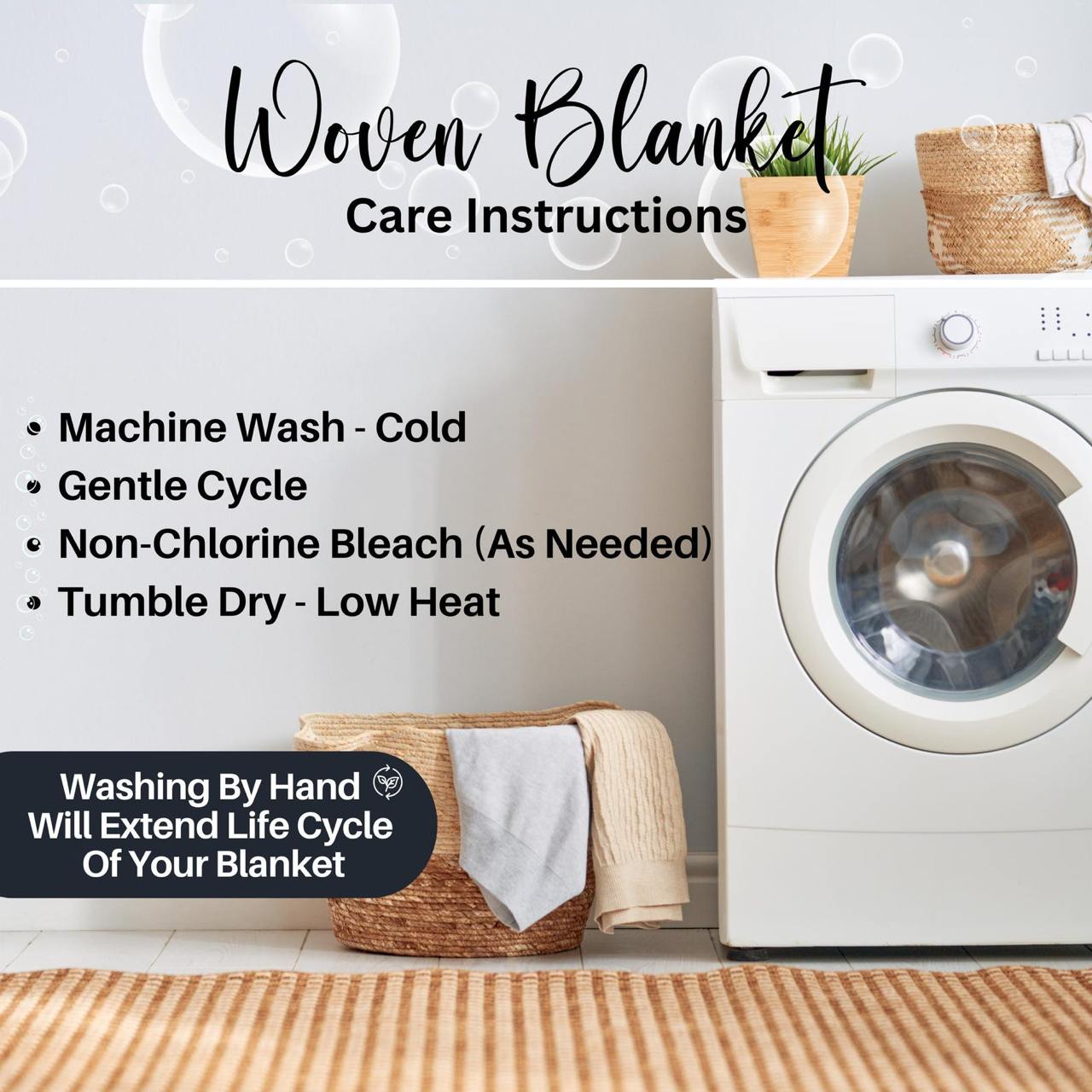 Mystic Wolf Woven Blanket