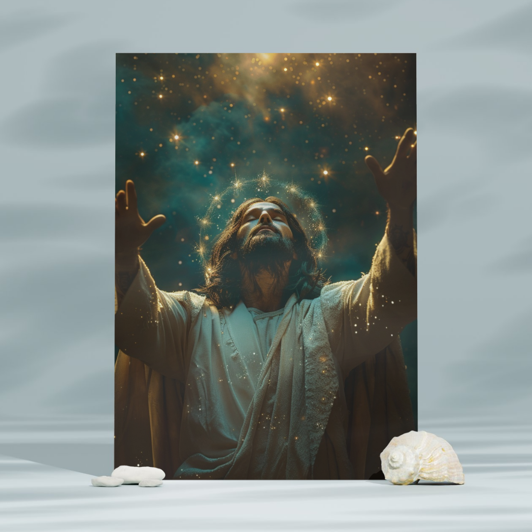 Celestial Prayer God Canvas