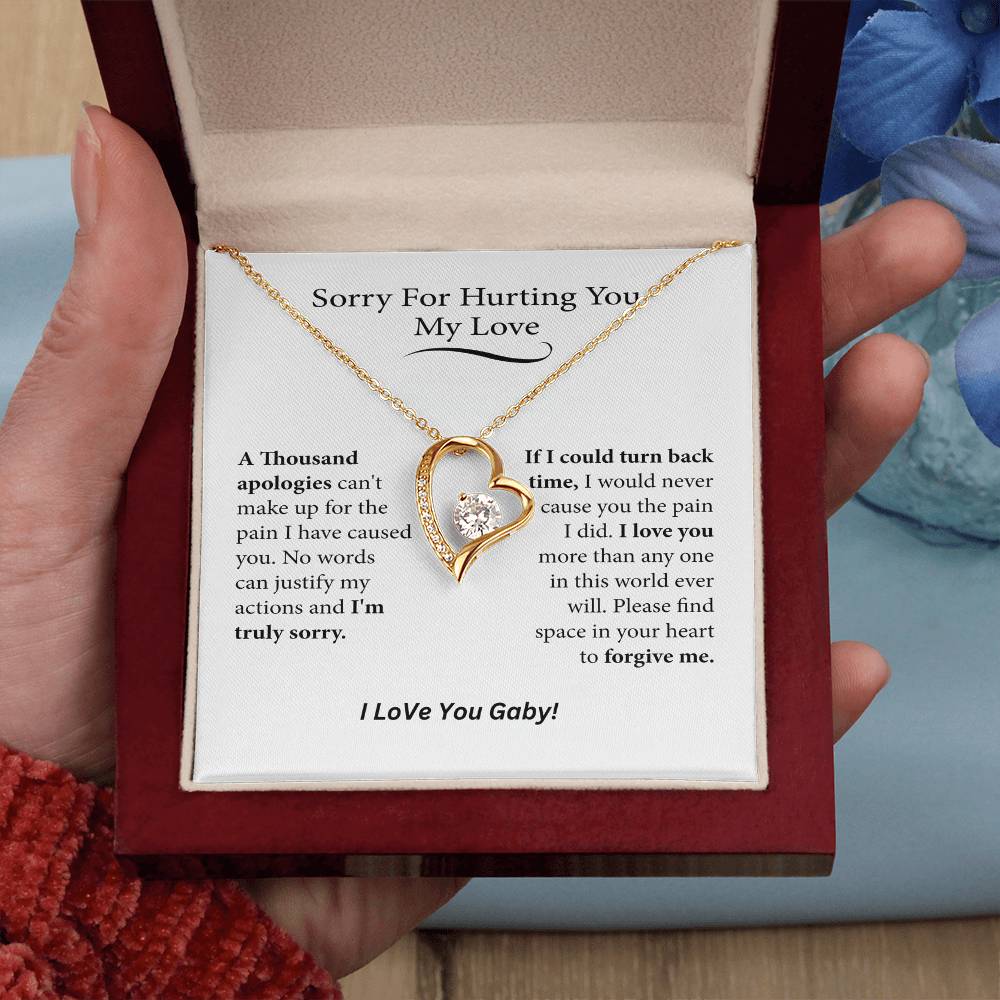 I'm Sorry Gift, Apology Necklace Armando
