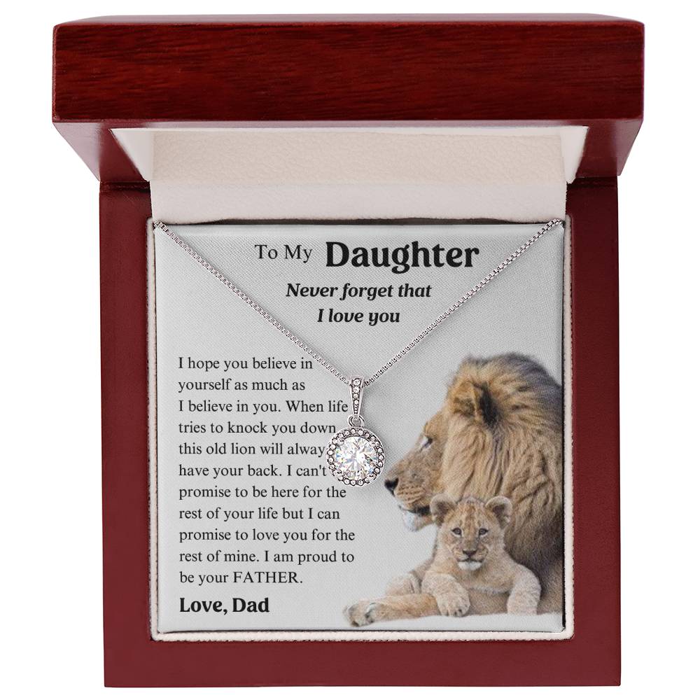 To My Daughter Necklace , Proud To Be Your Father