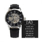 Men's Openwork Watch With Special Message Card B0B39J8W9N
