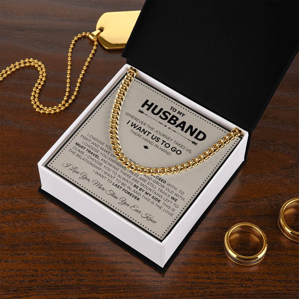 To My Husband Necklace, Gifts for Boyfriend B0BV5S1NDN