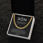 To My Son - "Never forget" chain