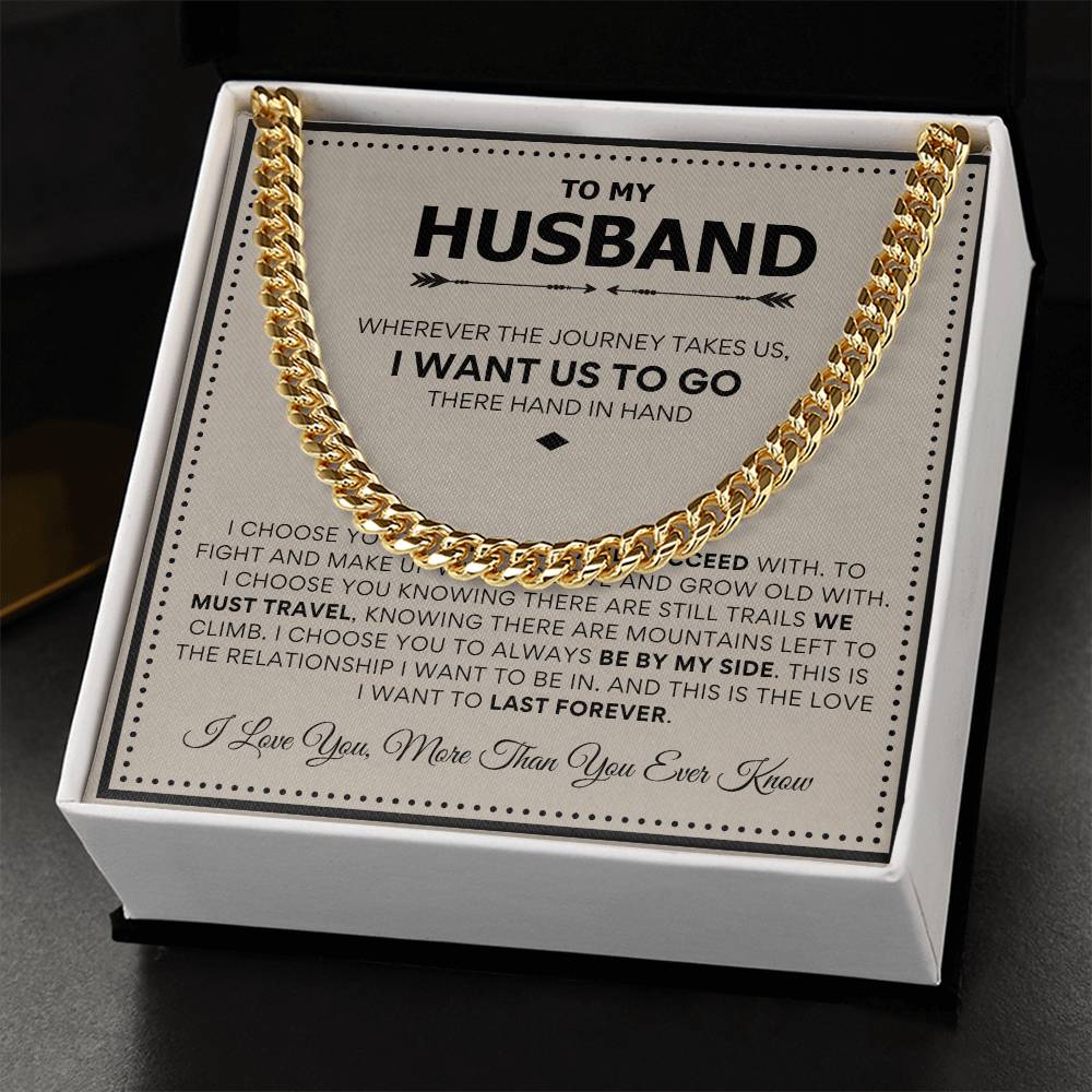 To My Husband Necklace, Gifts for Boyfriend B0BV5S1NDN