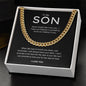 To My Son - "Never forget" chain