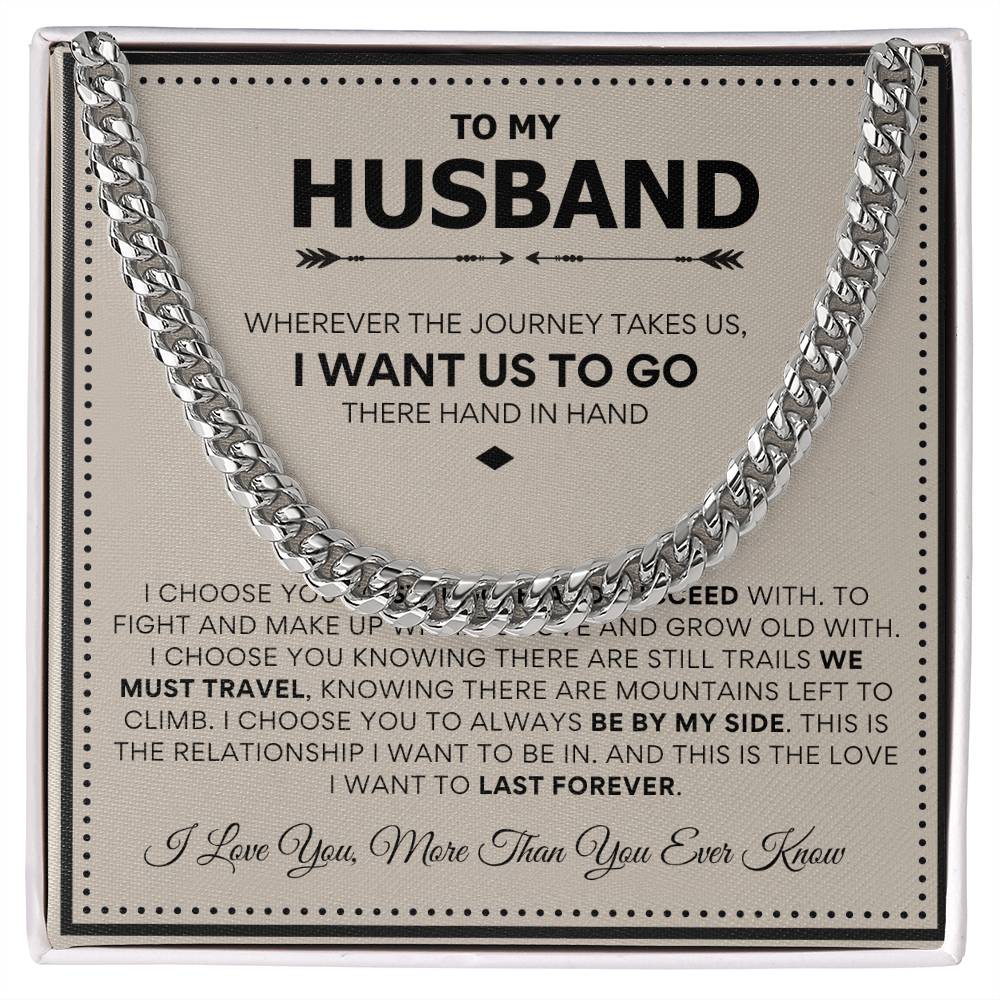 To My Husband Necklace, Gifts for Boyfriend B0BV5S1NDN