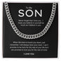 To My Son - "Never forget" chain