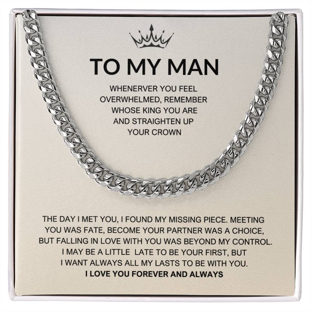 To My Man - Straighten up your crown B0BPPVXFD2