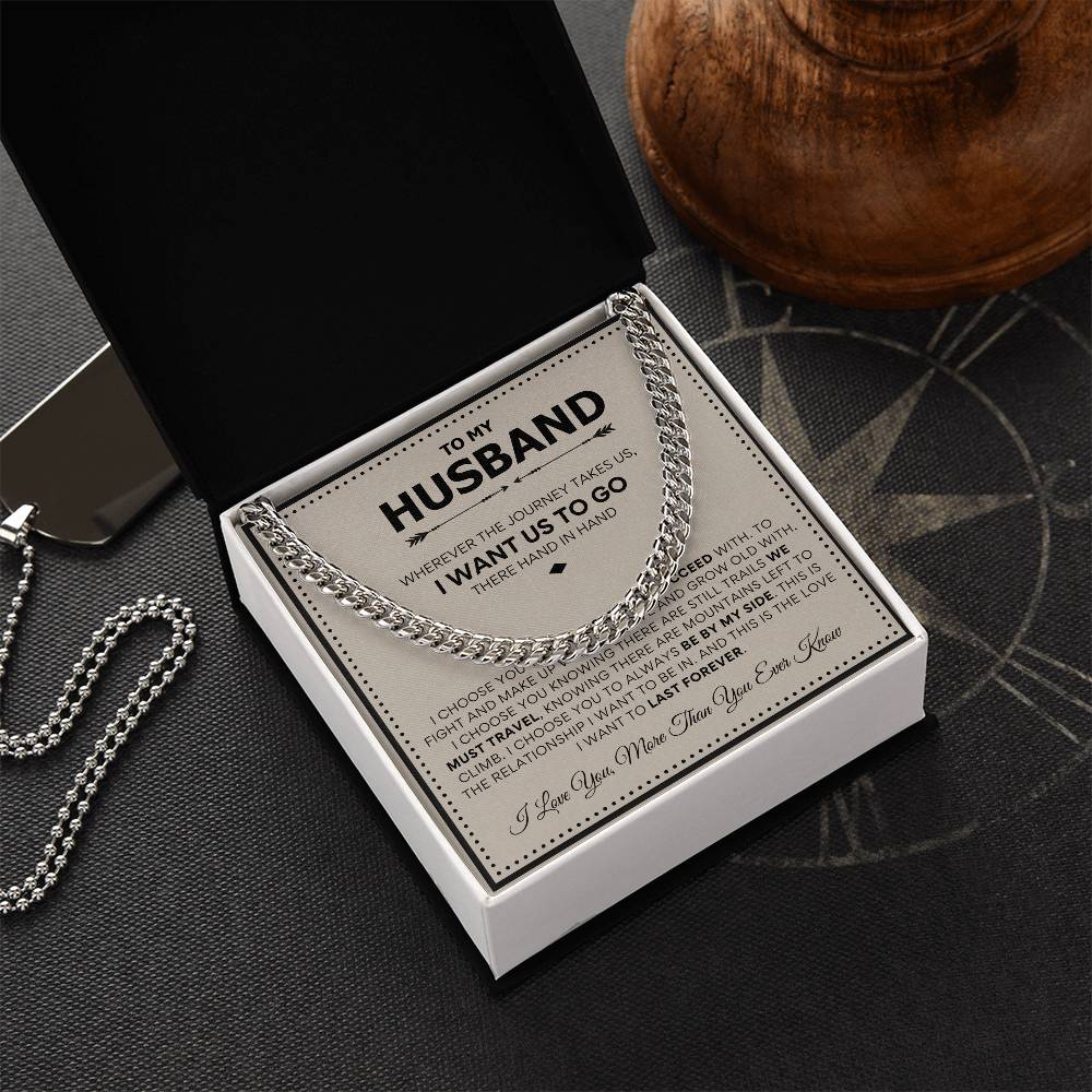 To My Husband Necklace, Gifts for Boyfriend B0BV5S1NDN