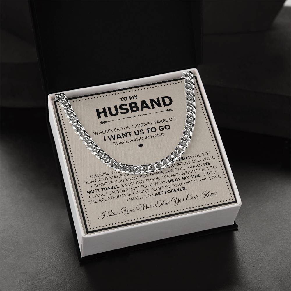 To My Husband Necklace, Gifts for Boyfriend B0BV5S1NDN