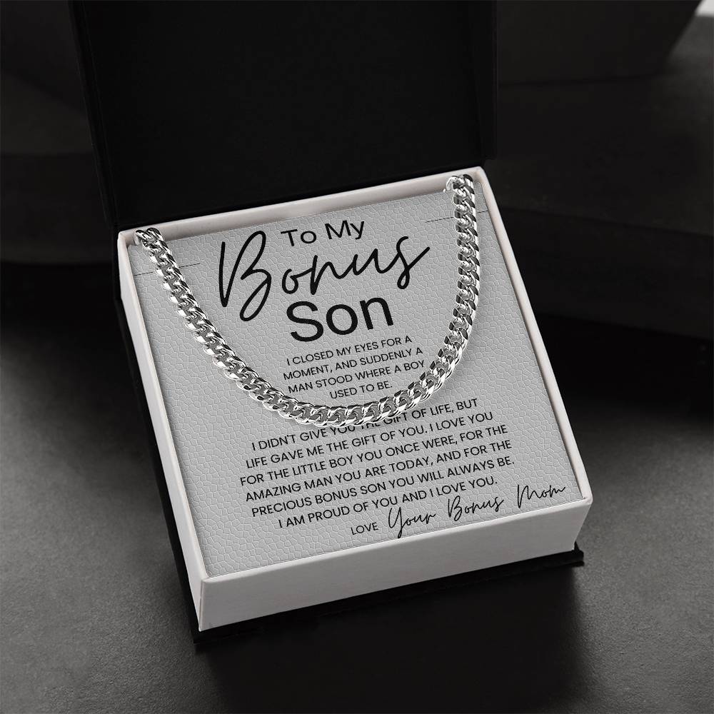To My Bonus Son Gift From Mom B0BX4C9YRS