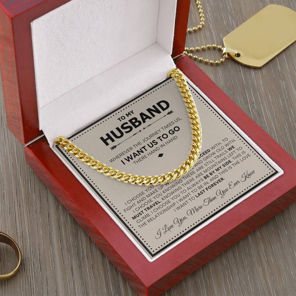 To My Husband Necklace, Gifts for Boyfriend B0BV5S1NDN