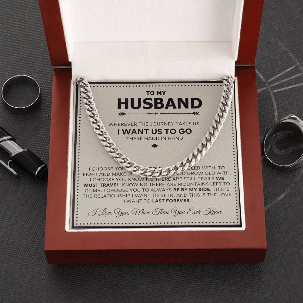To My Husband Necklace, Gifts for Boyfriend B0BV5S1NDN