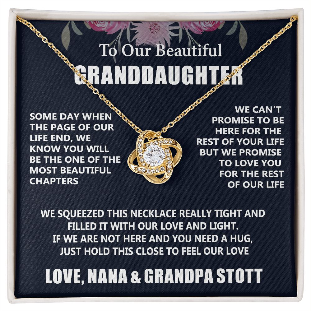 To My Granddaughter Necklace Girven K Stott