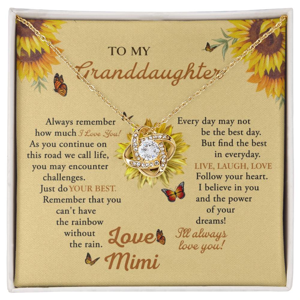 To My Granddaughter Necklace Judy Grigsby