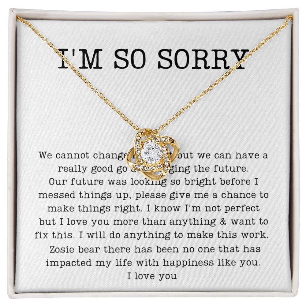 Apology Necklace For Her, Zosie Mae Javier