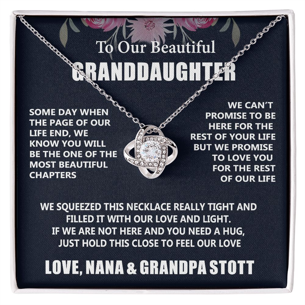 To My Granddaughter Necklace Girven K Stott