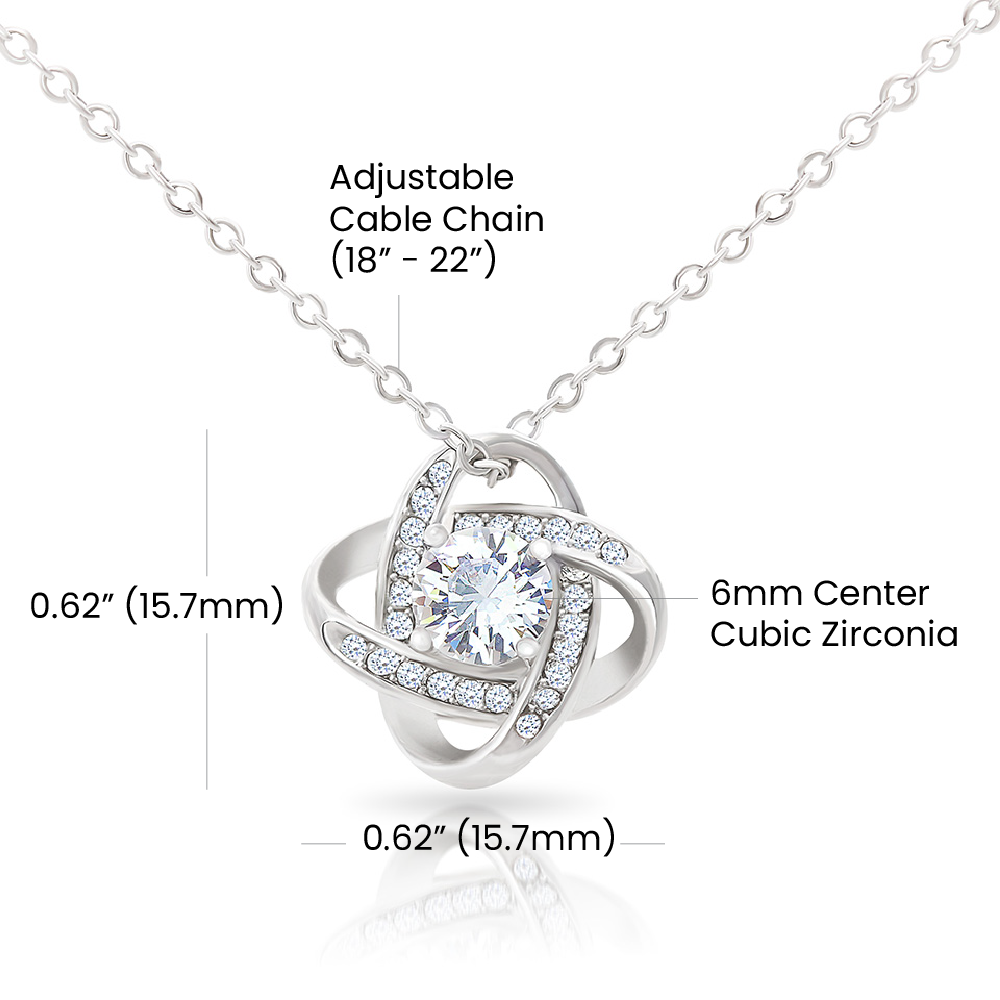 To my Soulmate Necklace Awesome Gift For Her - Premium Love Knot Necklace