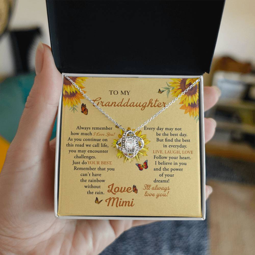 To My Granddaughter Necklace Judy Grigsby