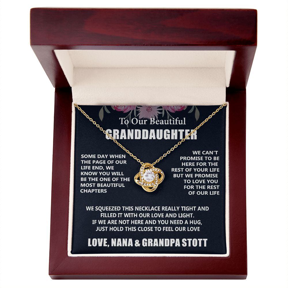 To My Granddaughter Necklace Girven K Stott