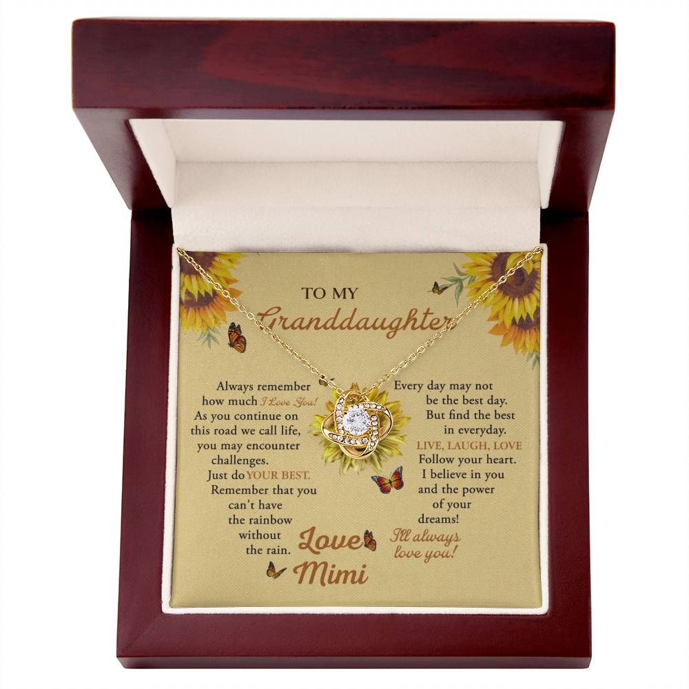 To My Granddaughter Necklace Judy Grigsby
