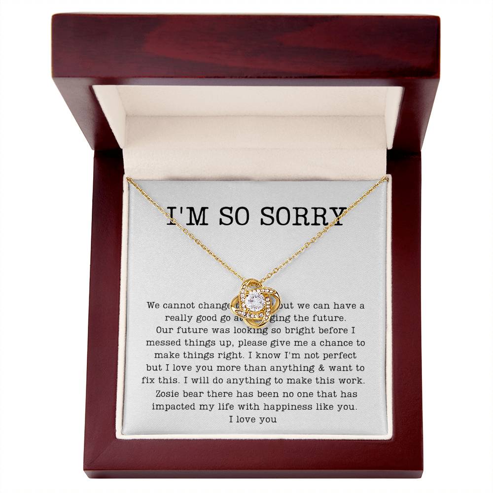 Apology Necklace For Her, Zosie Mae Javier