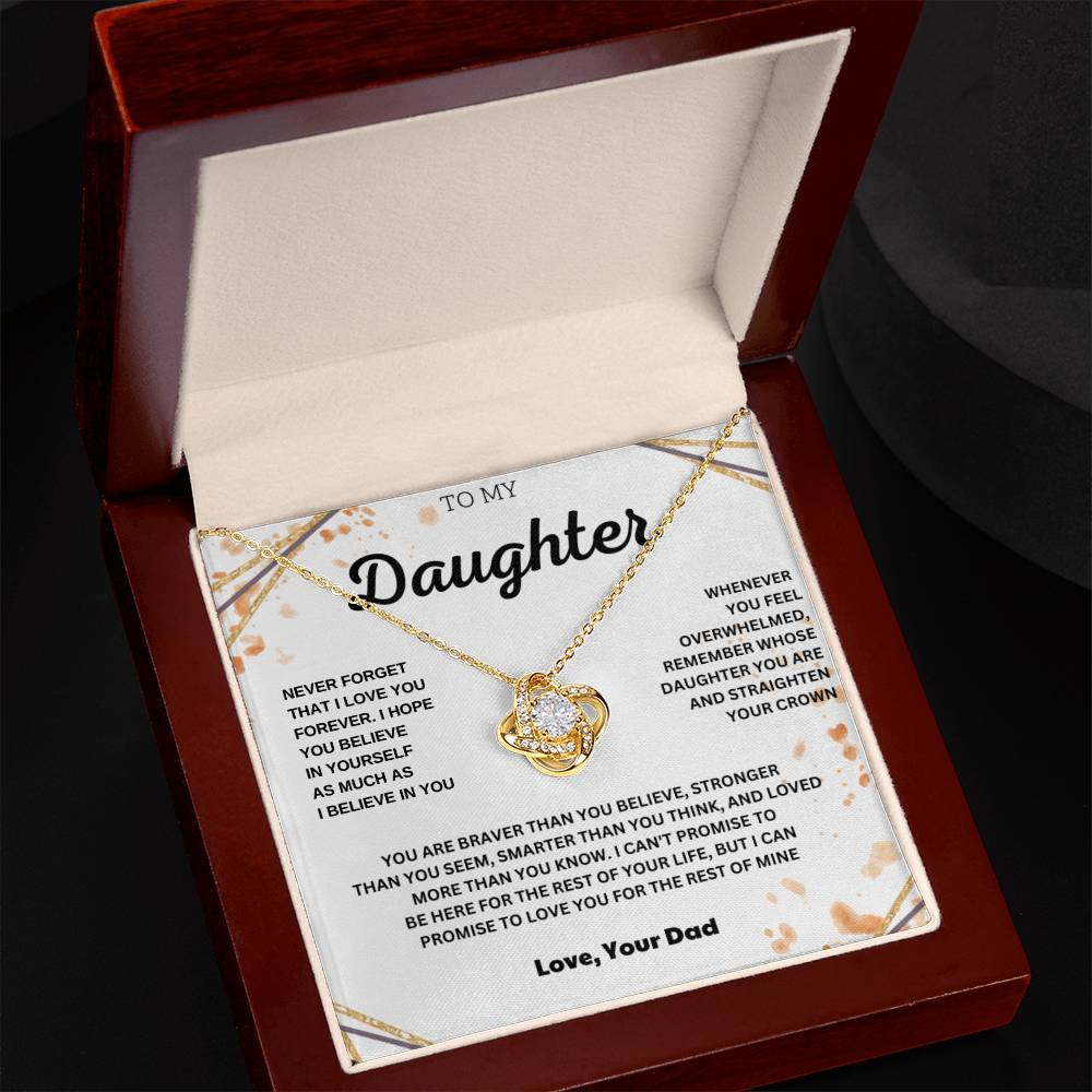 Father Daughter Necklace - Daddy's Girl Necklace - A Meaningful Gift for Your Daughter