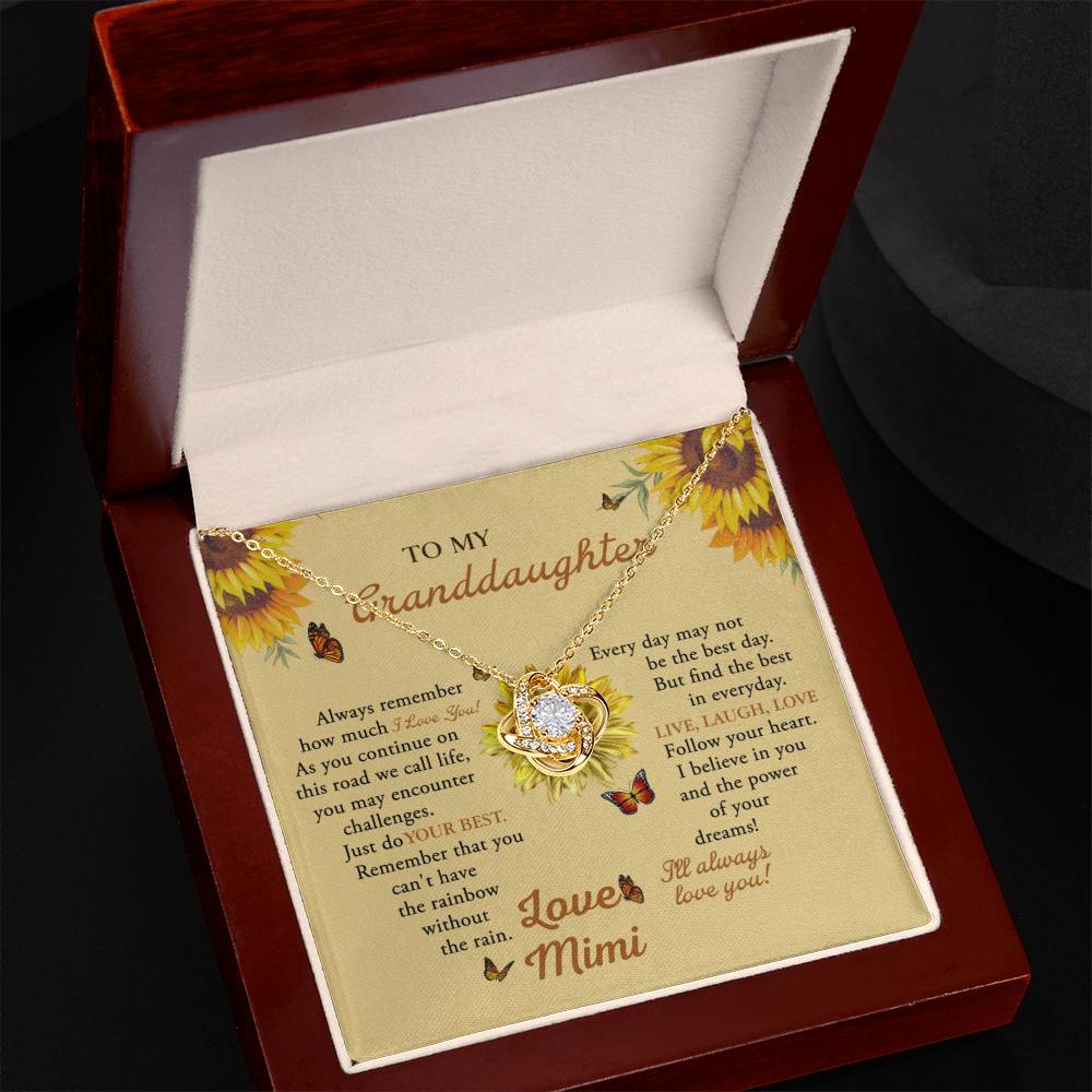 To My Granddaughter Necklace Judy Grigsby
