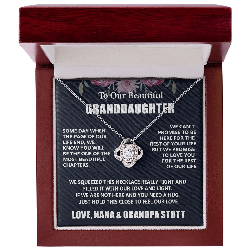 To My Granddaughter Necklace Girven K Stott
