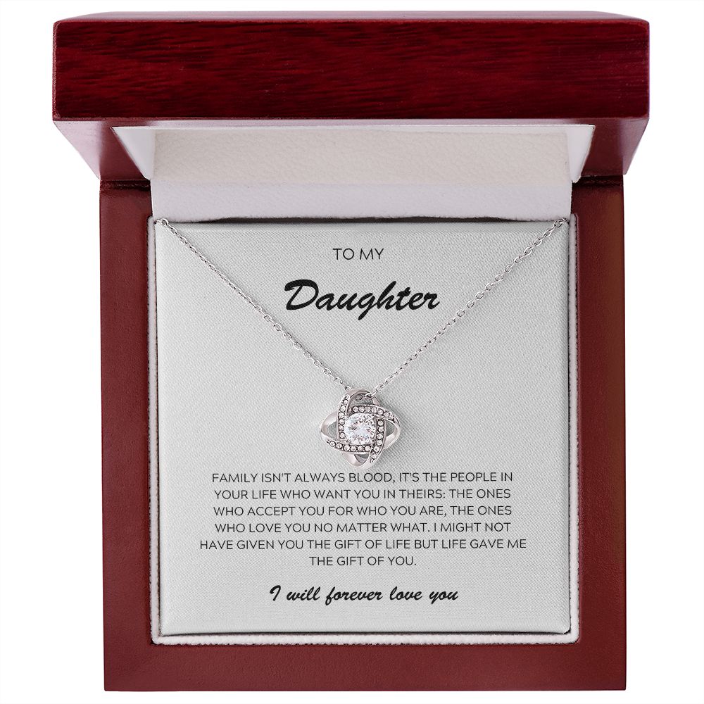To My Bonus Daughter Necklace Aaron Haak