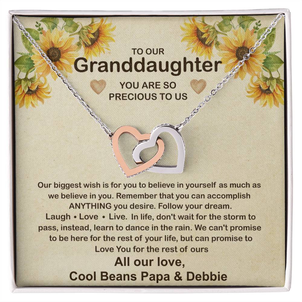 To My Granddaughter Necklace, Debbie Mols