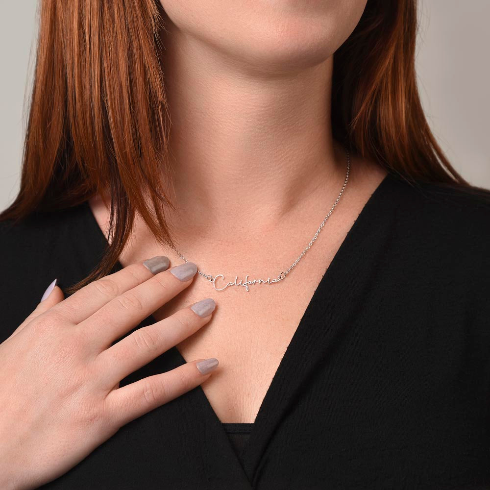 Custom Name Necklace Personalized Graduation Necklace For Her 2023 - College Graduation Gifts Gor Her 2023 - Masters Degree Graduation Gifts