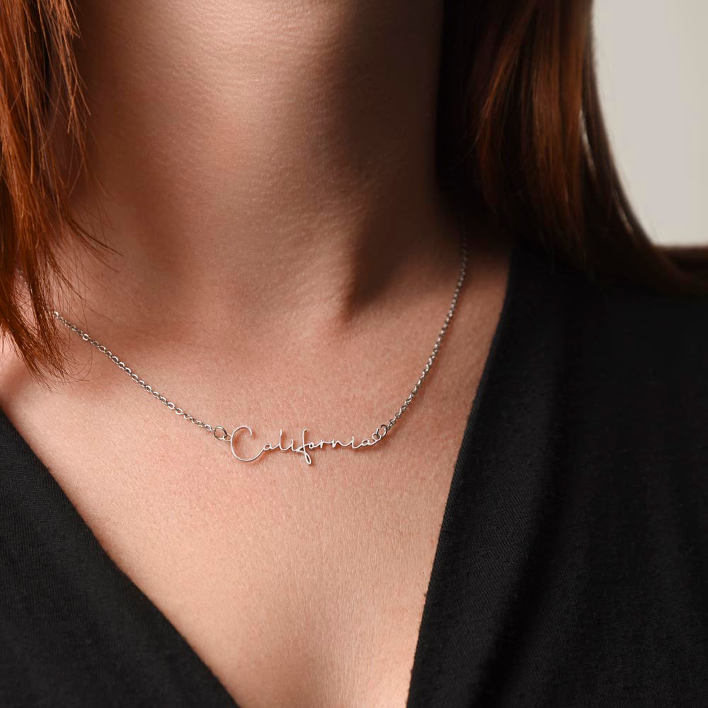 Custom Name Necklace Personalized Graduation Necklace For Her 2023 - College Graduation Gifts Gor Her 2023 - Masters Degree Graduation Gifts
