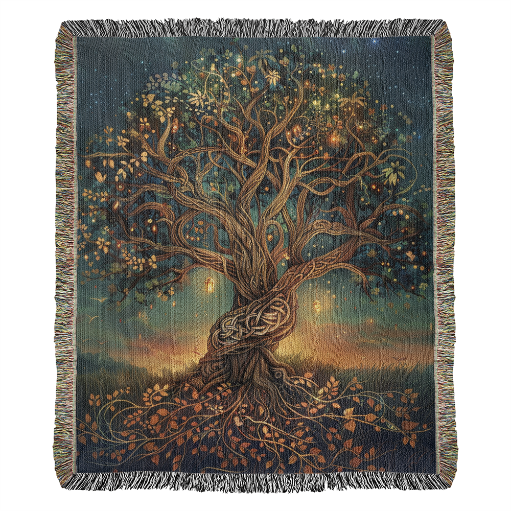 Tree of Life Woven Blanket- SO