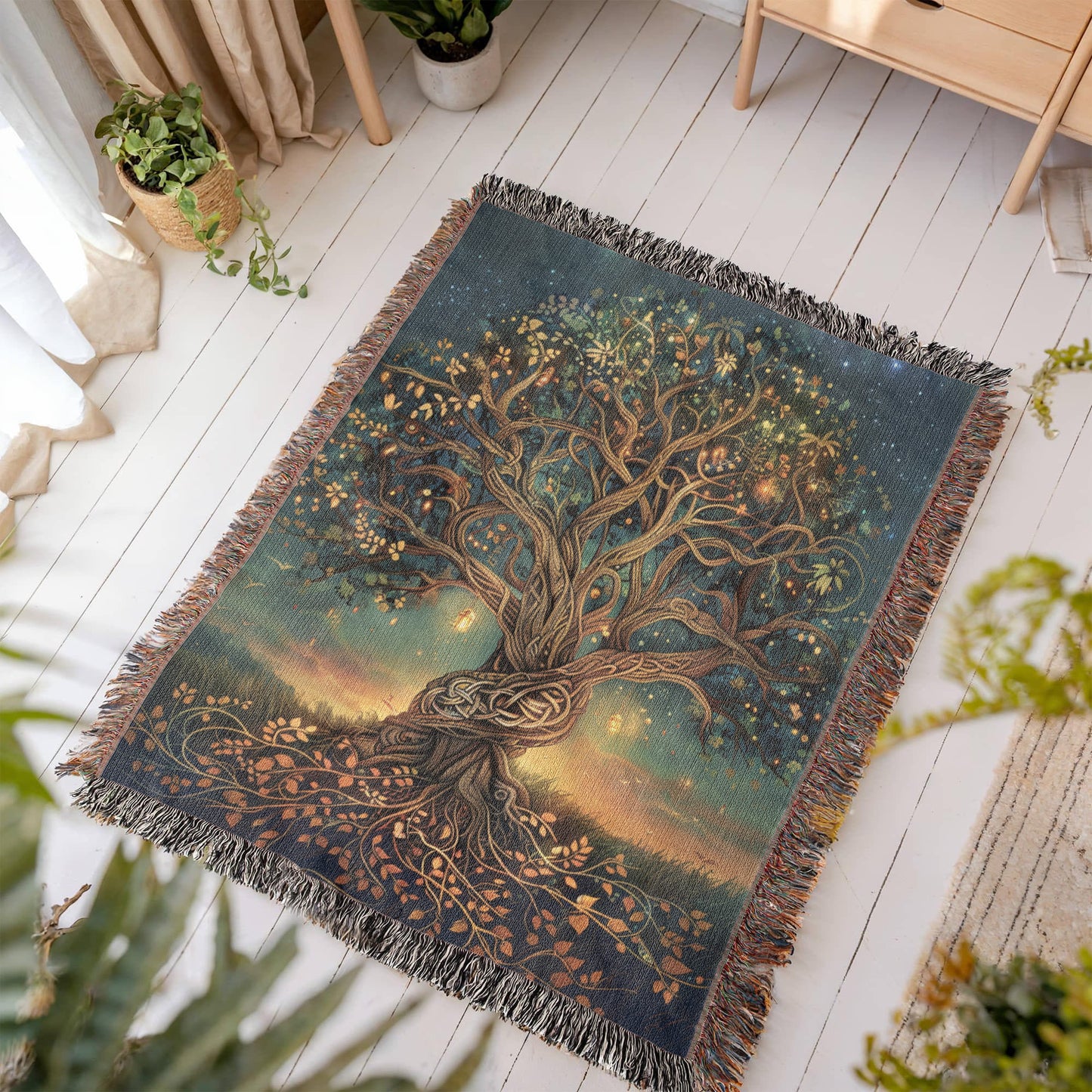 Tree of Life Woven Blanket- SO
