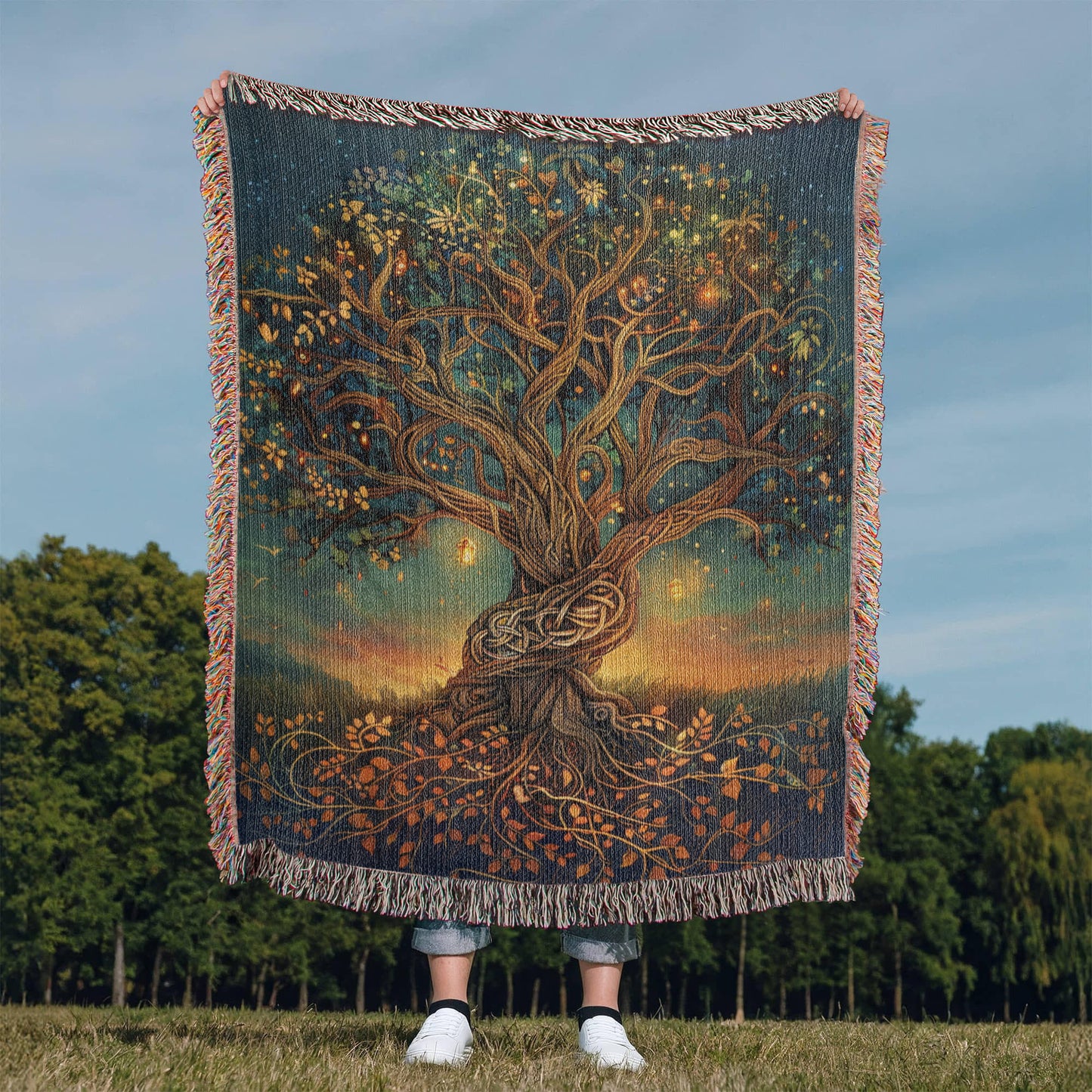 Tree of Life Woven Blanket- SO