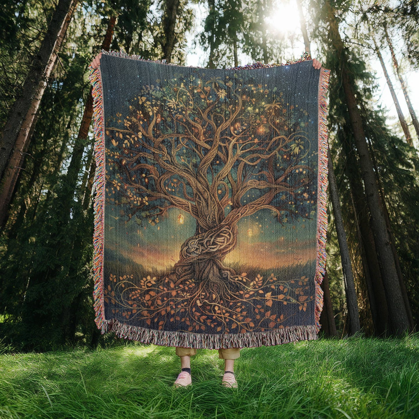 Tree of Life Woven Blanket- SO
