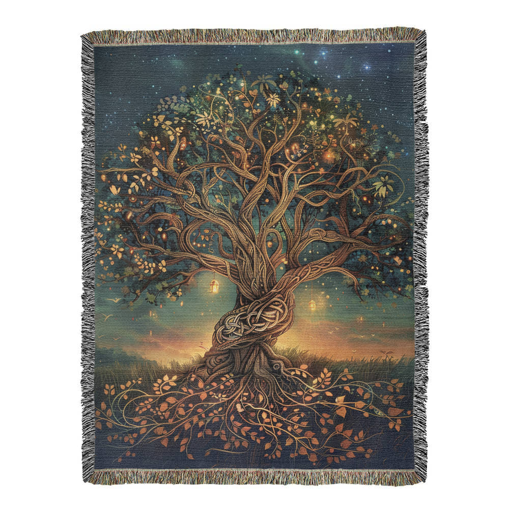 Tree of Life Woven Blanket- SO