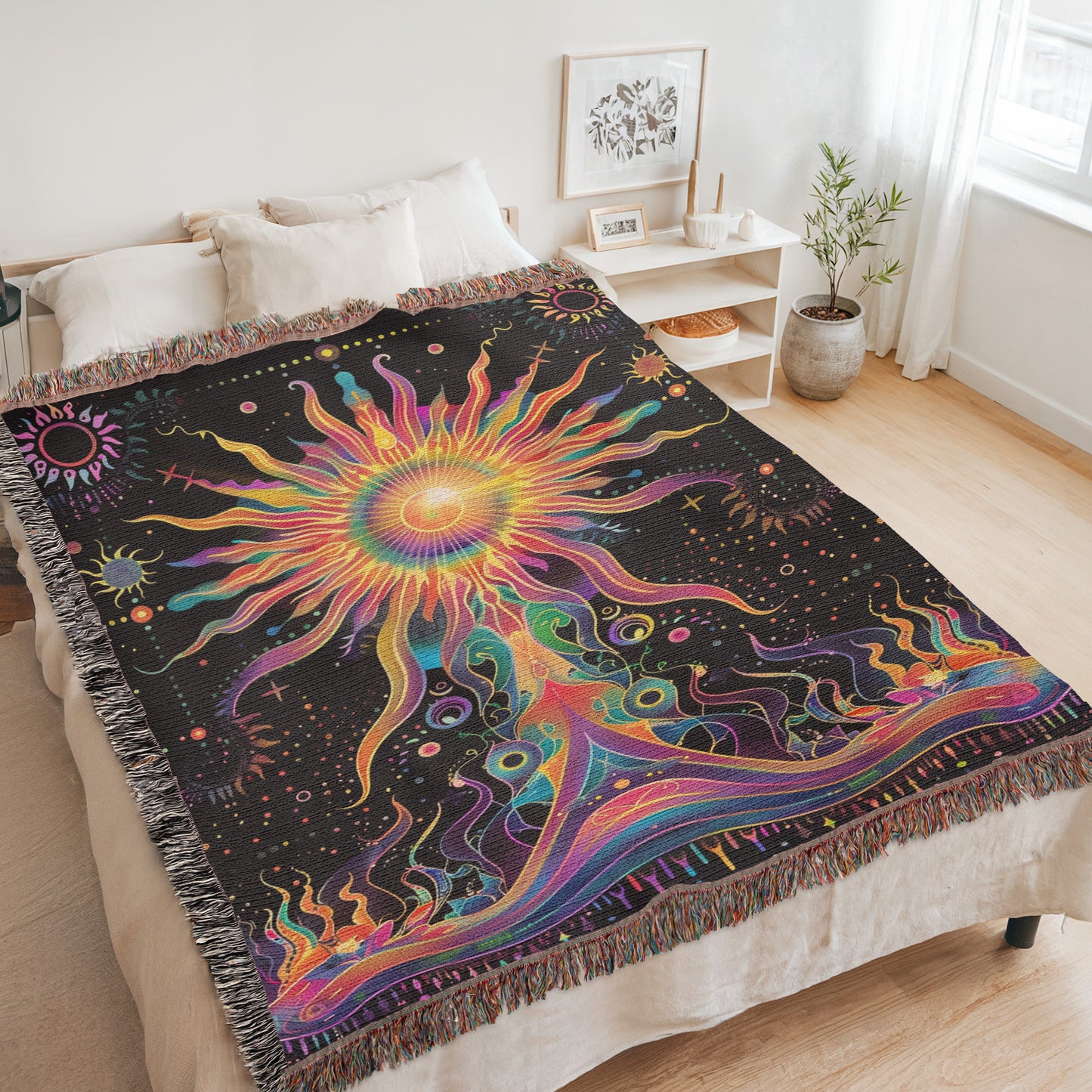 Sun Peace Woven Blanket
