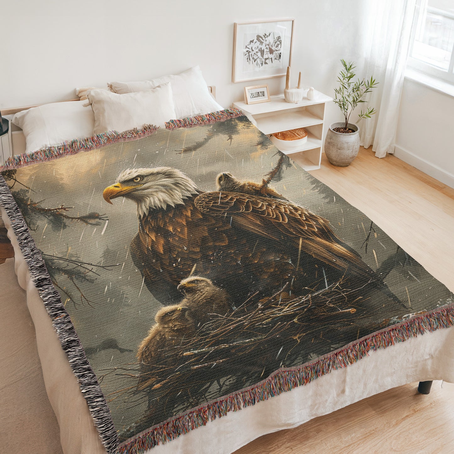 Eagle Protector Woven Blanket