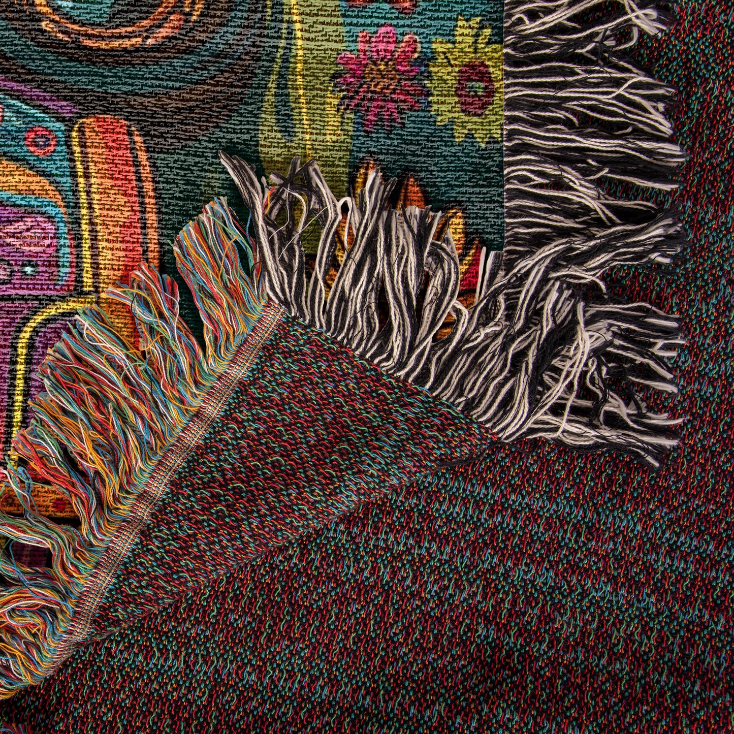 Good Vibes Camper Woven Blanket