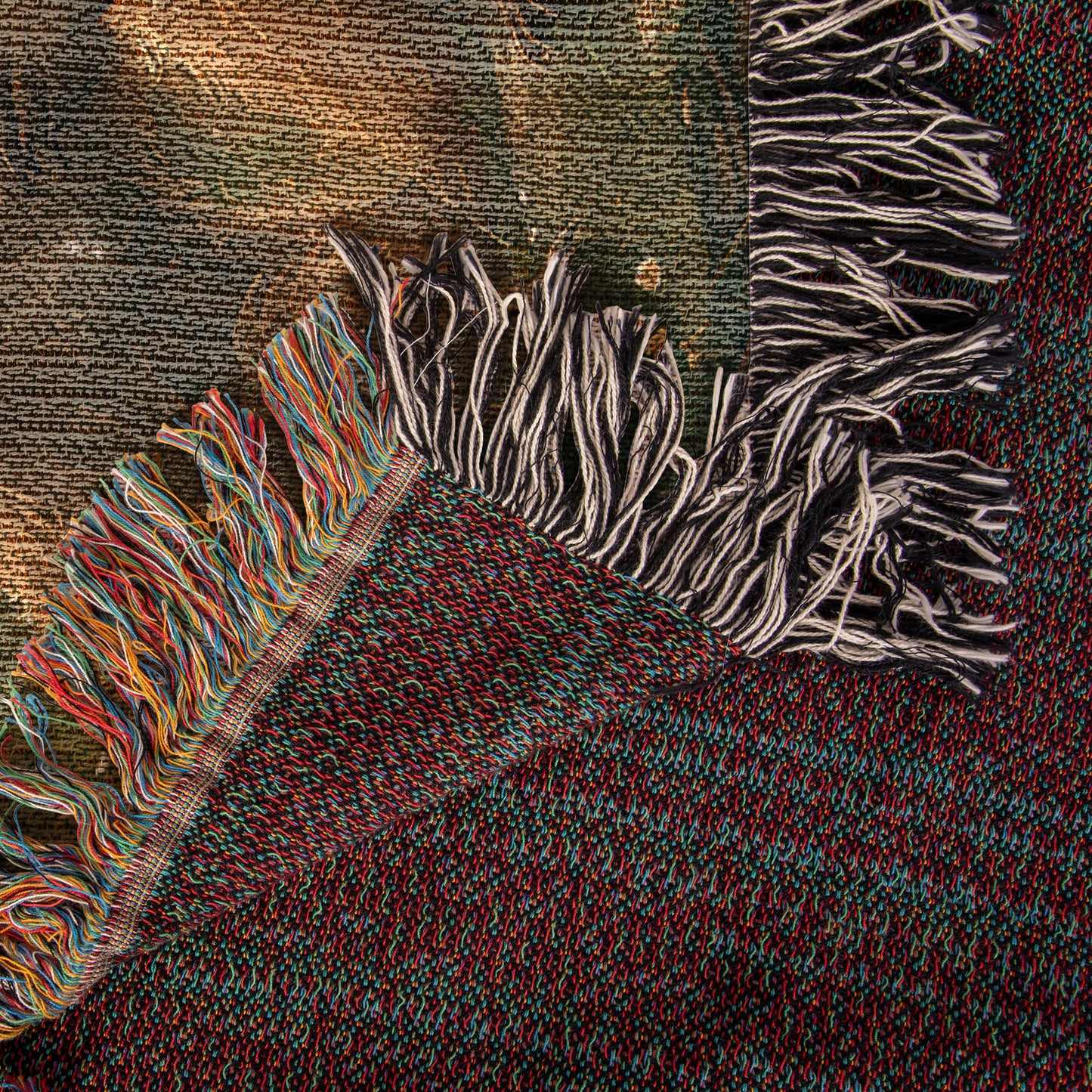 Moonlit Bear Play Woven Blanket