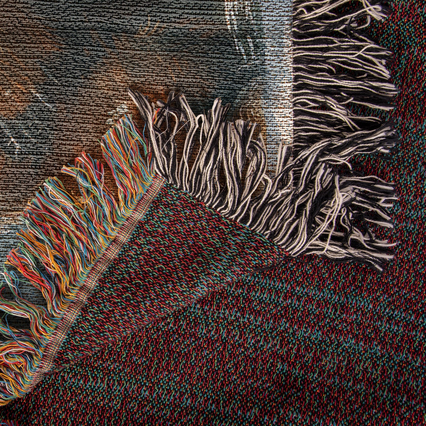 Mother Bear’s Shield Woven Blanket