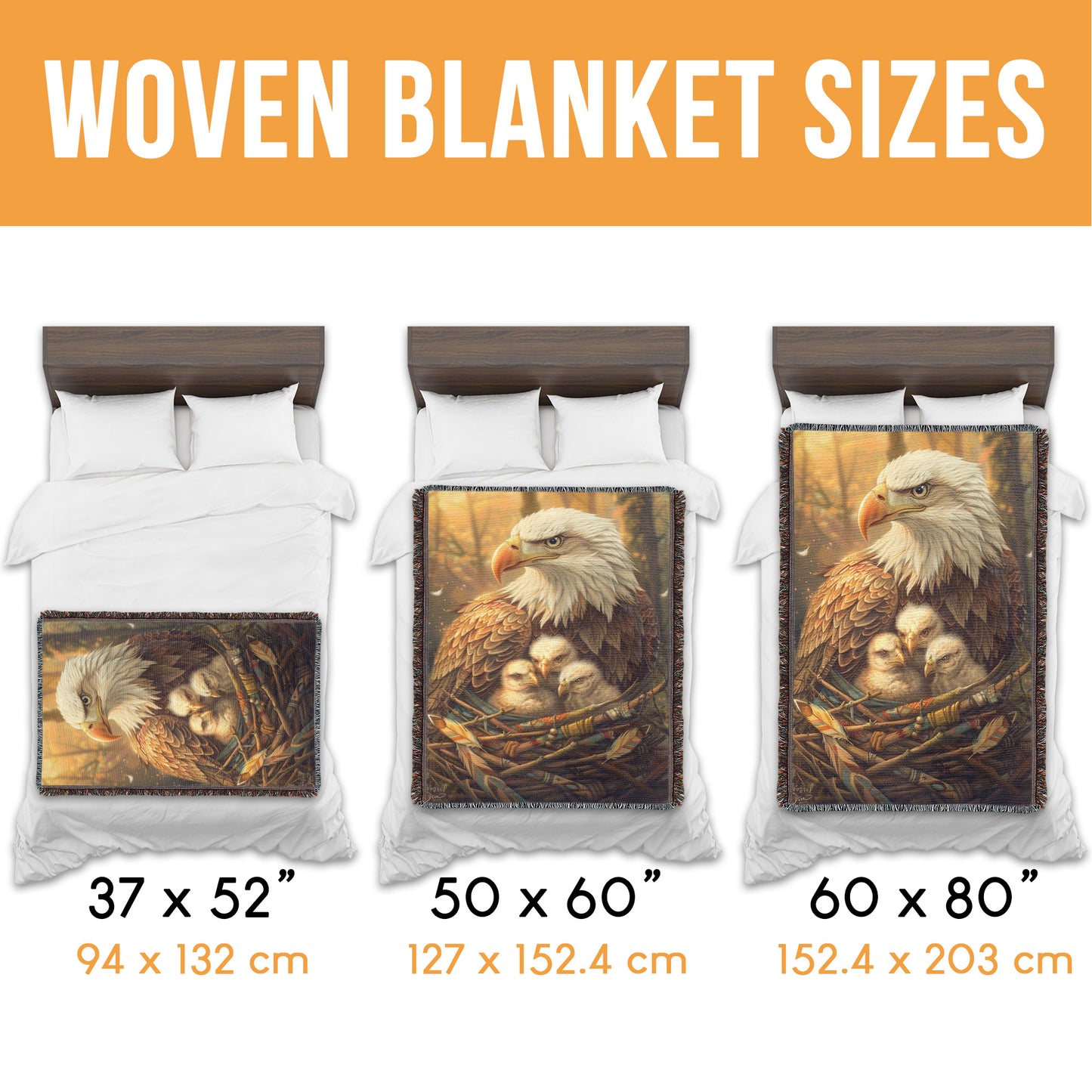 Mother Eagle’s Nest Woven Blanket