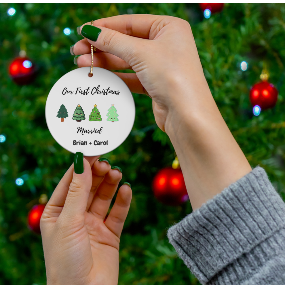 2024 First Christmas Married Ornament
