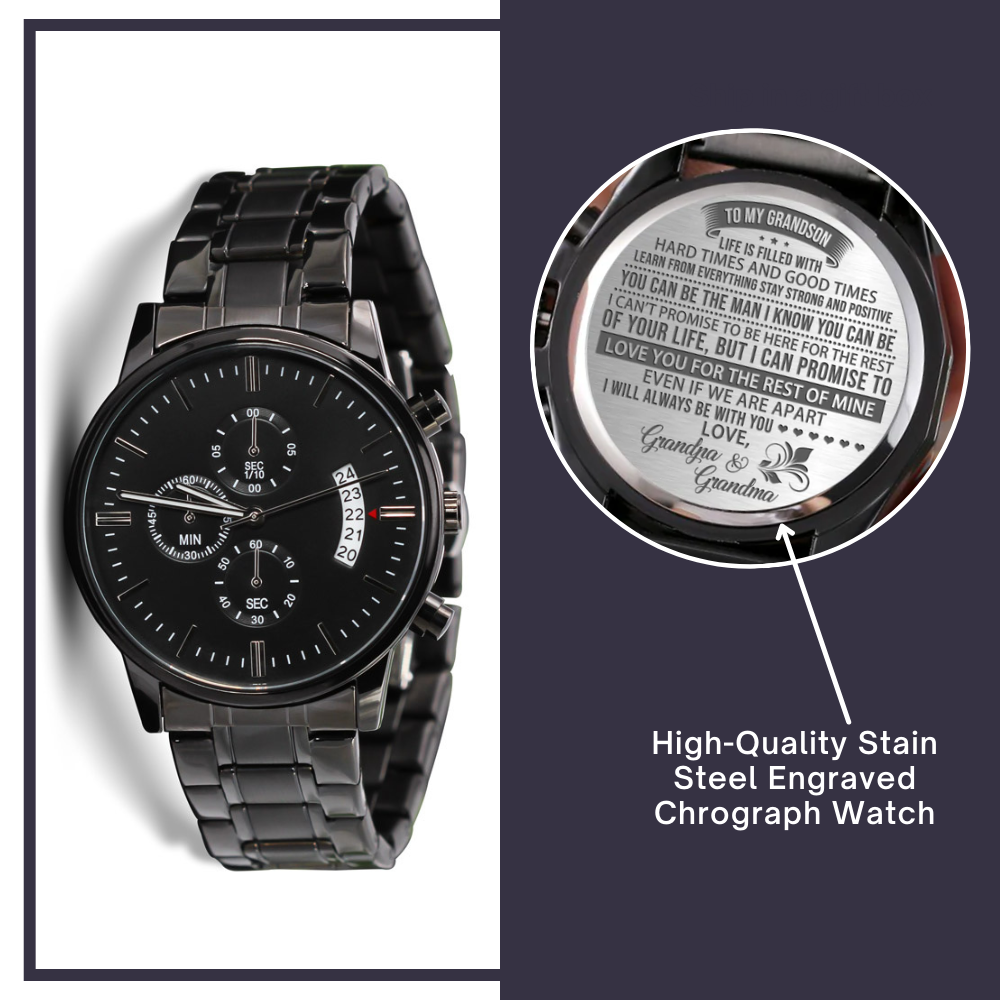 Black Watch for Grandson- Life is filled with hard times and good times - JWshinee