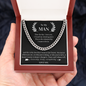 Cuban Necklace Gift for him - I have and I always will, honestly, truly, completely - JWshinee