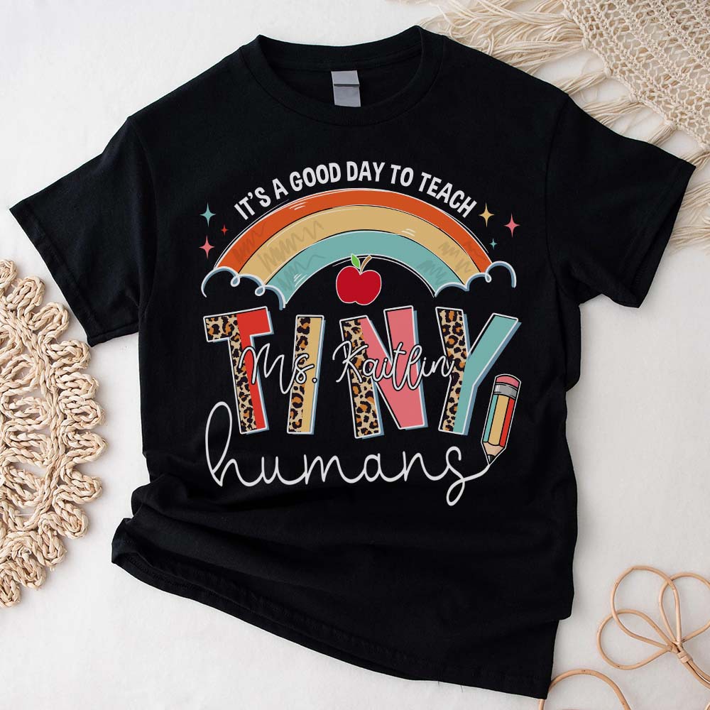 Personalized Teacher Shirt, Back to School Shirt, Gifts for Teacher, Cute Teacher Shirts, Appreciation Teacher Gifts, 2D Shirt